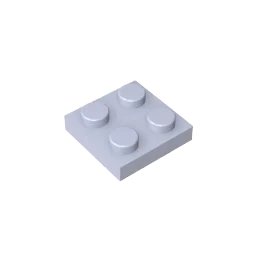 Gobricks Plate 2 x 2 Building Block | Compatible with Lego 3022
