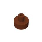 Gobricks Tile Round 1x1 with Bar and Pin Holder | Compatible Building Block