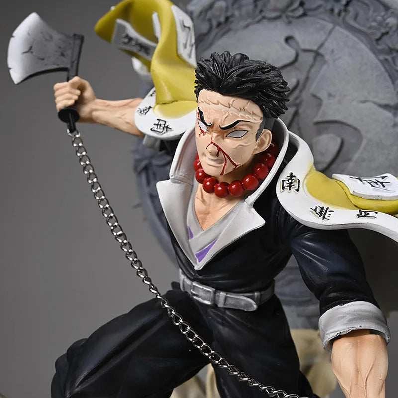 Himejima Gyomei Anime Figure, Demon Slayer Action Figurines PVC Large Statue 41 CM