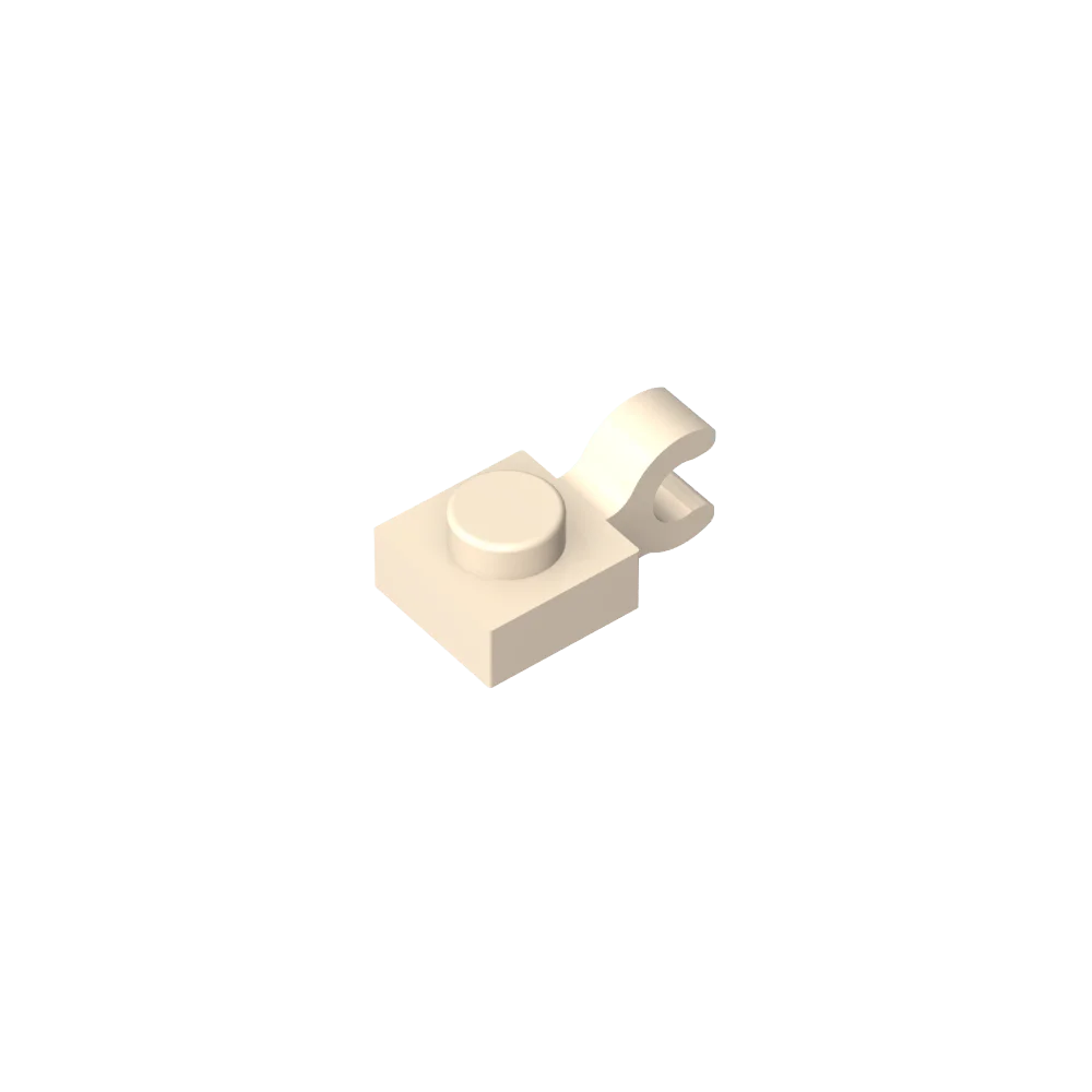 Gobricks GDS-813 1x1 Plate with Vertical Holder | Compatible with Lego 6019 and 61252
