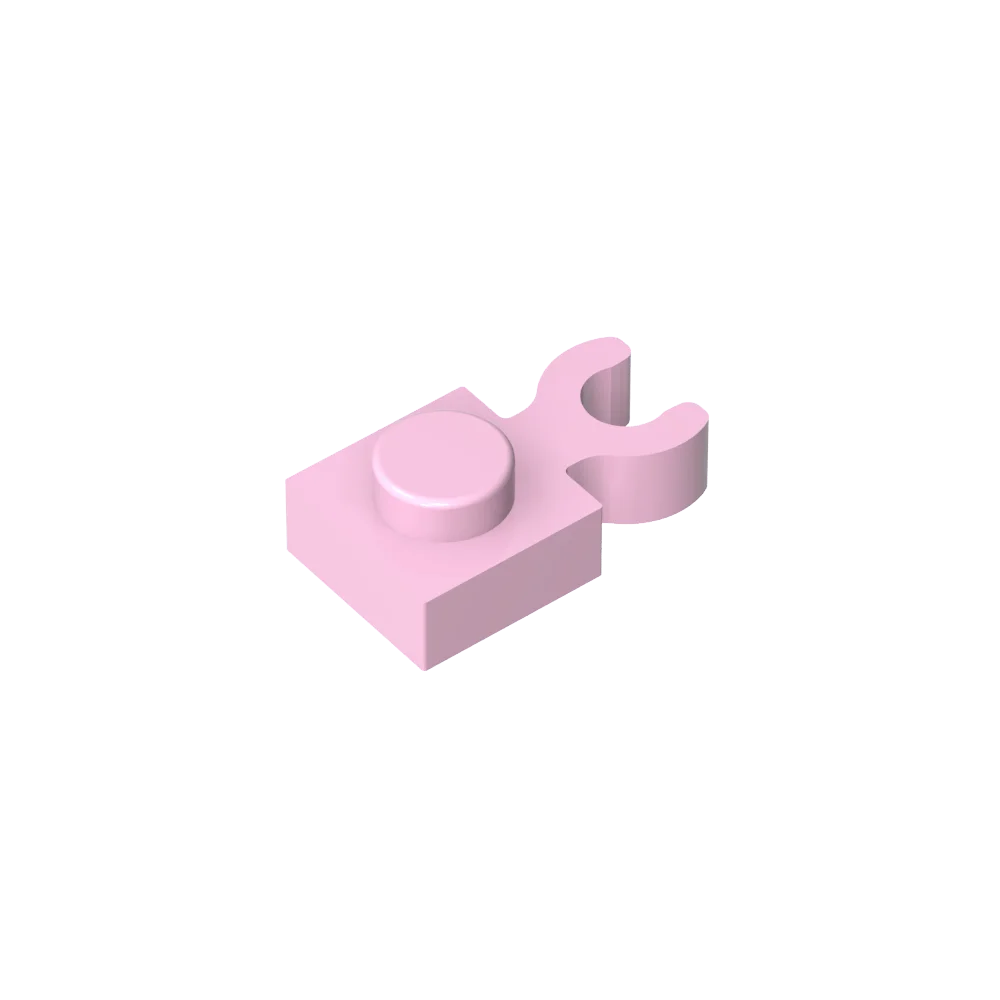 Gobrick GDS-814 PLATE 1X1 W. HOLDER | Building Block for DIY Creations