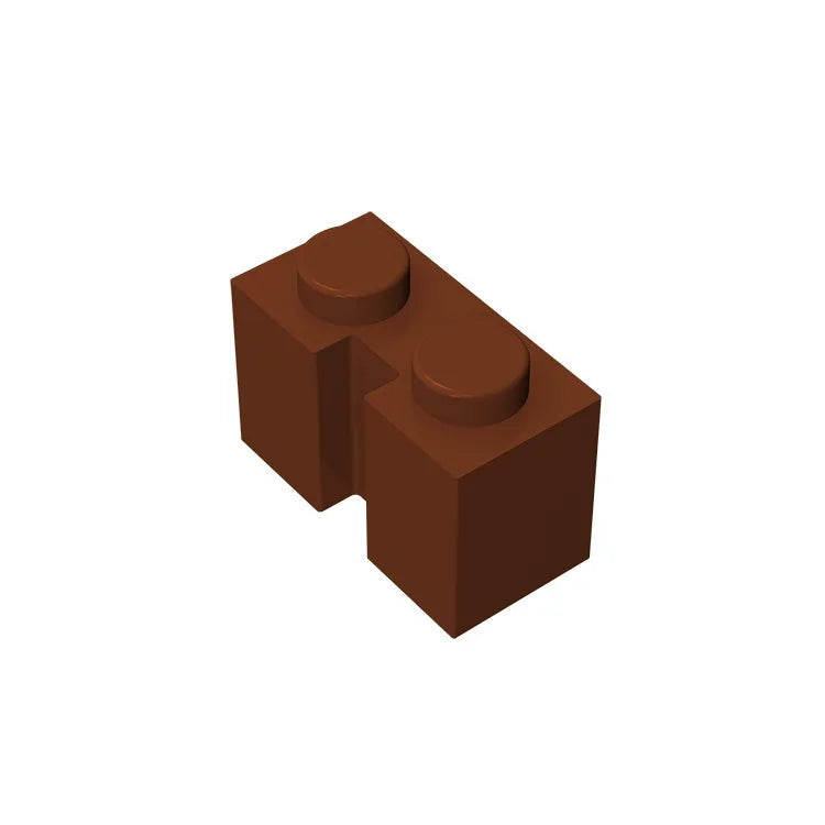 Gobricks GDS-798 Brick 1x2 with Groove | Compatible Building Block for DIY Sets