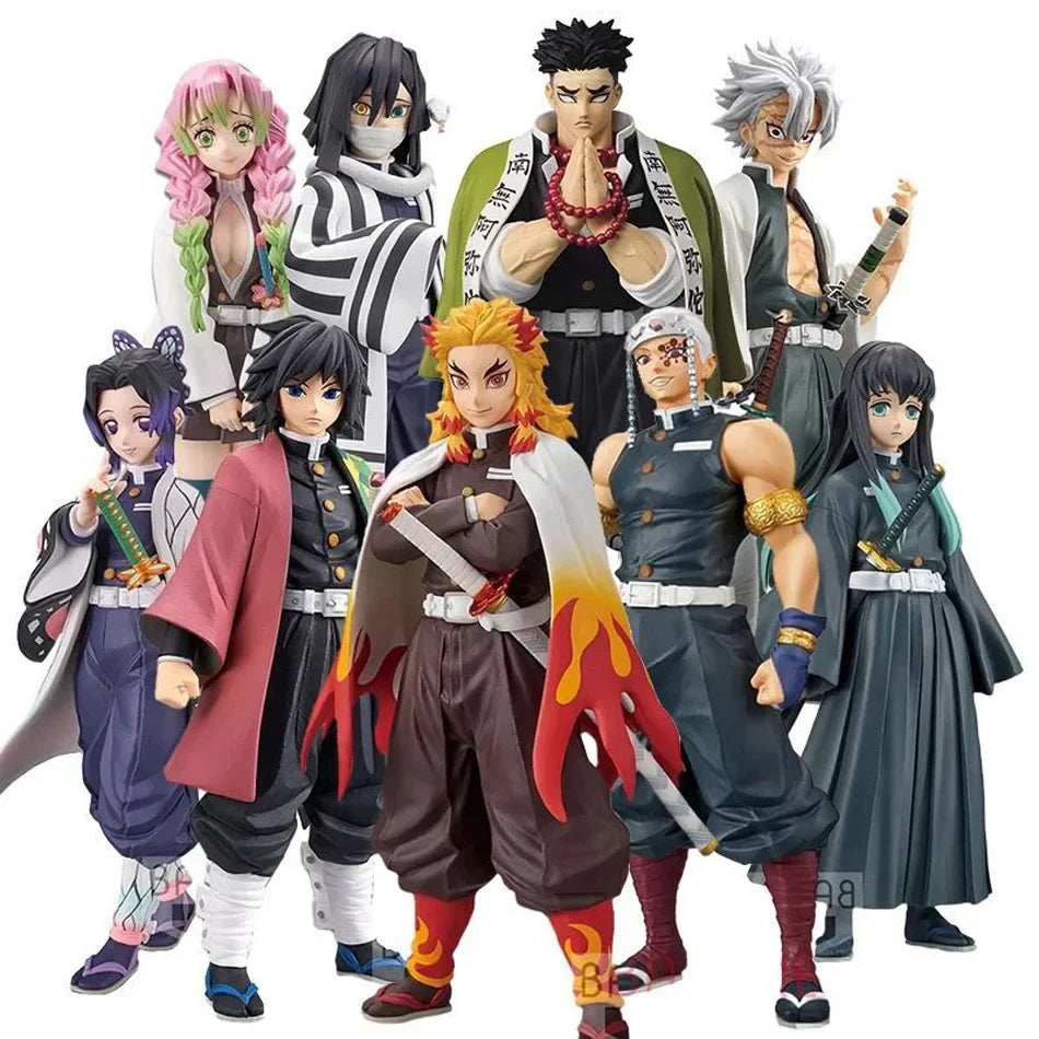 Demon Slayer Action Figure: Tanjirou Zenitsu Nezuko Model