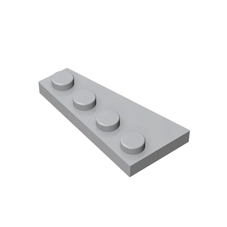 Gobricks GDS-549 Wedge Plate 4 x 2 Right | Building Block for Compatible DIY Sets