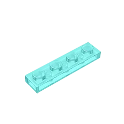 Gobricks GDS-504 Plate 1 x 4 | Compatible Building Block Pieces