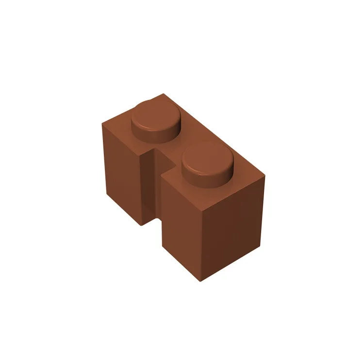 Gobricks GDS-798 Brick 1x2 with Groove | Compatible Building Block for DIY Sets