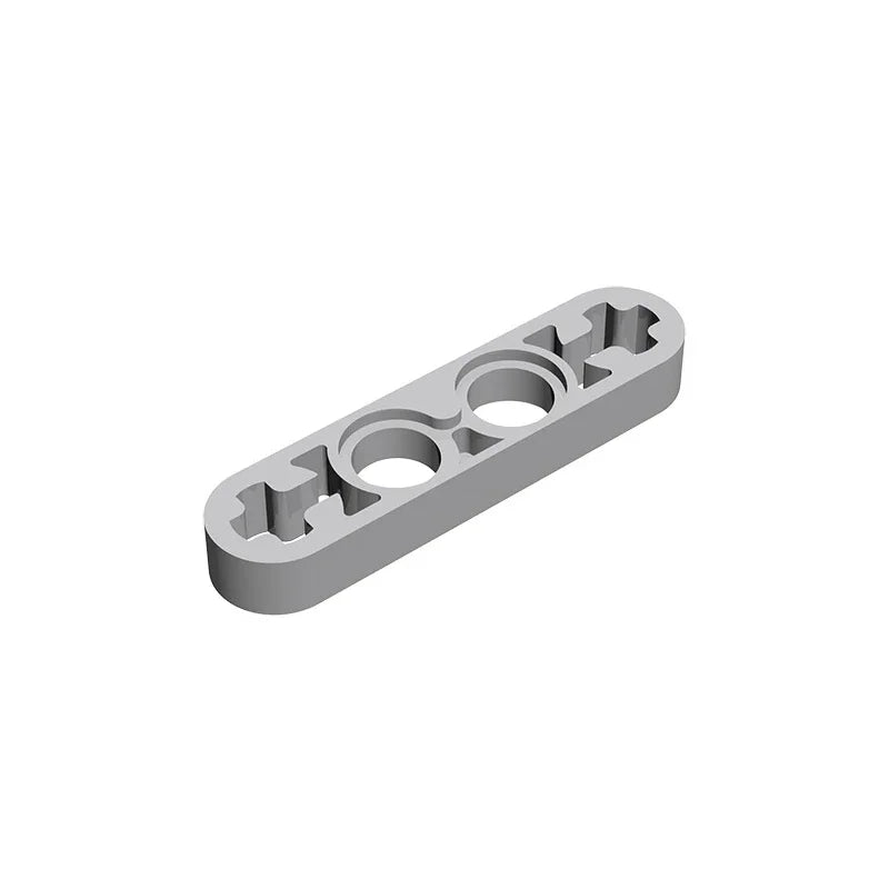 Gobricks GDS-690 Technical Liftarm Thin 1 x 4 with Axle Holes | Compatible Building Block Part 32449