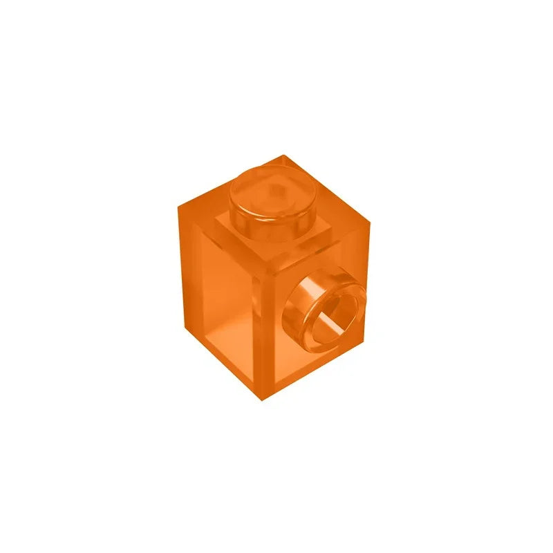 Gobricks GDS-635 BRICK 1X1 W. 1 KNOB | Single Side Bump Building Block Compatible with Lego 87087