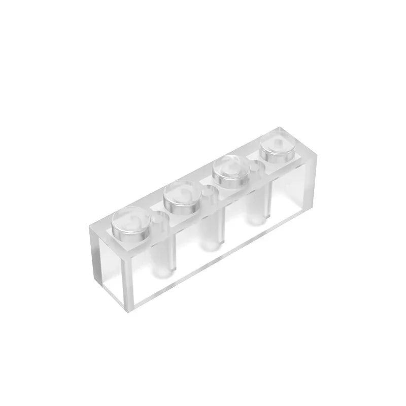 Gobricks GDS-534 Brick 1 x 4 without Bottom Tubes | Compatible Building Block Set