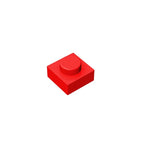 Gobricks GDS-501 Plate 1 x 1 | Compatible Building Blocks for DIY