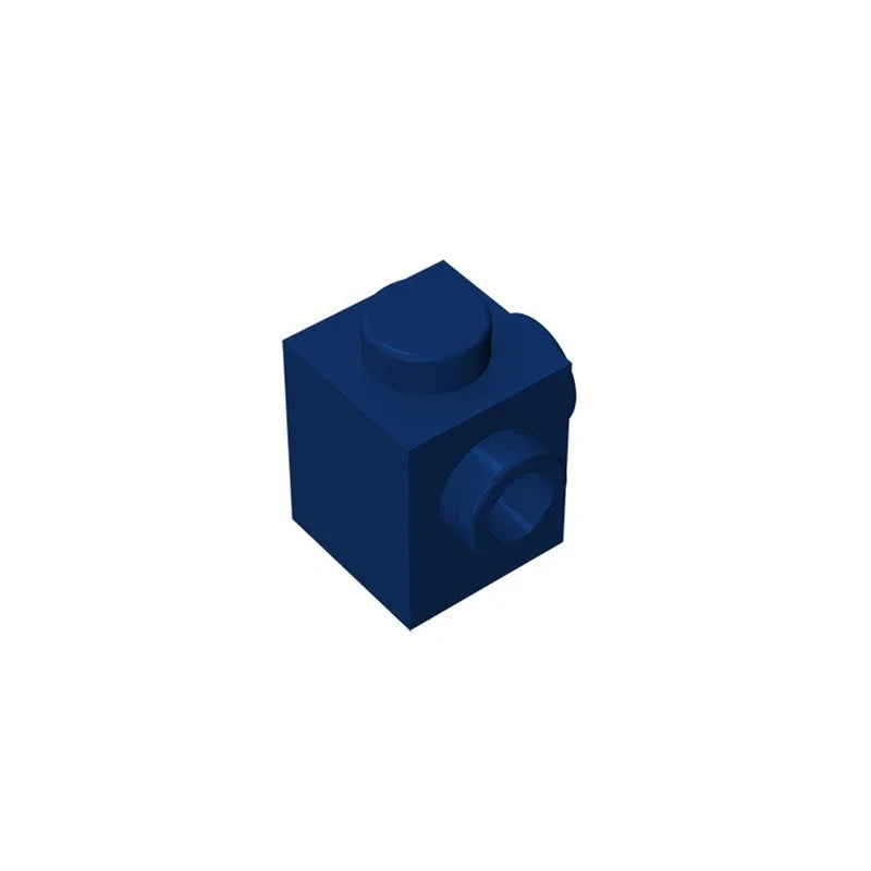 Gobricks GDS-1046 Modified Brick 1 x 1 with Studs on 2 Sides | Building Block for DIY