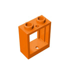 Gobricks GDS-783 Frame 1x2x2 Window | Compatible Building Block for DIY Projects