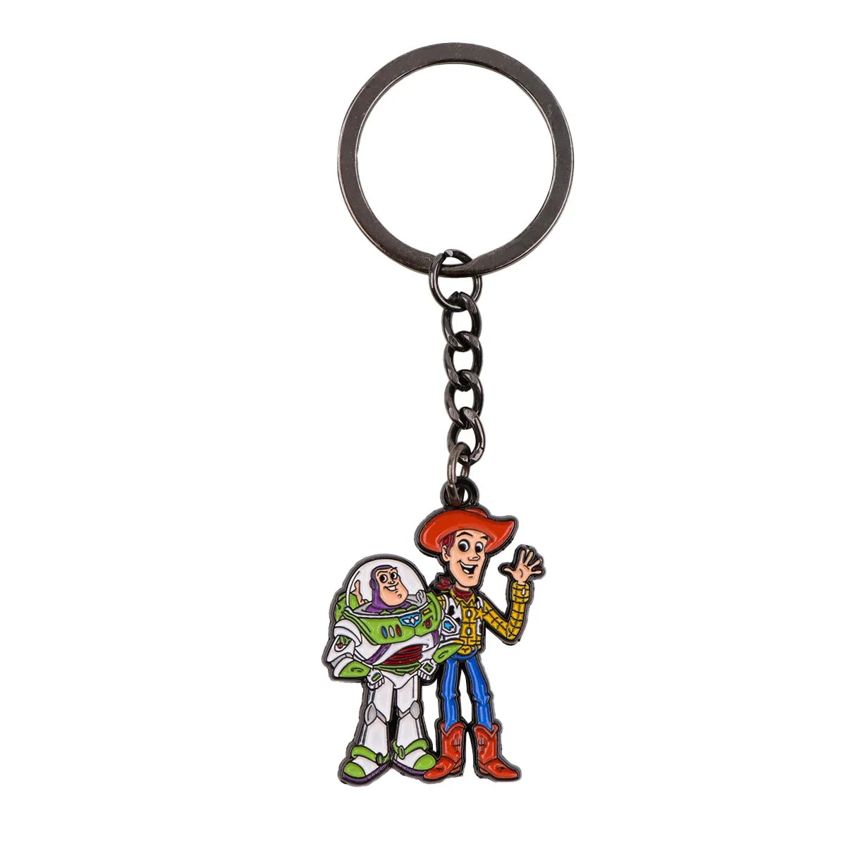Vintage Motorcycle Keychain | Cartoon Metal Keyring for Backpack