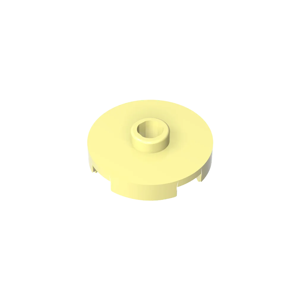 Gobricks GDS-1041 Tile Round 2x2 with Open Stud | Compatible Building Block for DIY Educational Kits