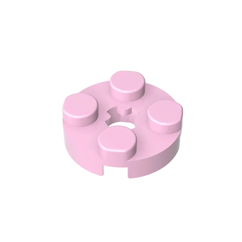 Gobricks GDS-609 PLATE 2X2 ROUND | Compatible Building Blocks for DIY Educational Models