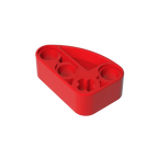 Gobricks GDS-2016 Technical Beam 2 x 3 L-Shape with Quarter Ellipse Thick | Building Blocks Toy Compatible with Lego 71708