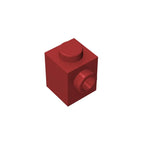 Gobricks GDS-635 BRICK 1X1 W. 1 KNOB | Single Side Bump Building Block Compatible with Lego 87087