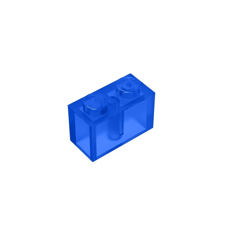 Educational Assemblage Gobricks Brick 1 x 2 without Bottom Tube | Compatible with Lego 3004 3065 35743