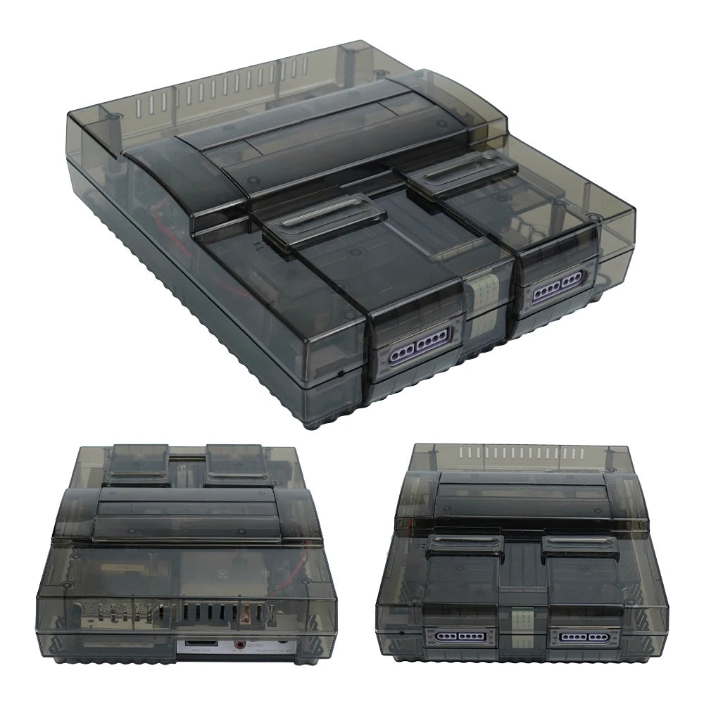 Super Nintendo Replace Console Shell Housing SNES Translucent Black