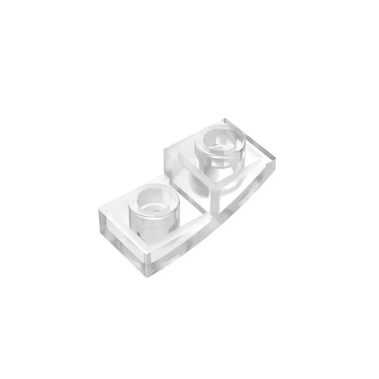 Gobricks GDS-795 Slope, Curved 2 x 1 Inverted | Compatible Building Block for DIY Projects