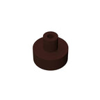 Gobricks Tile Round 1x1 with Bar and Pin Holder | Compatible Building Block