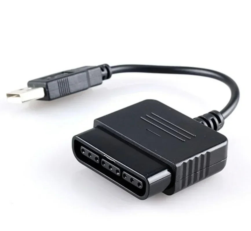 PS2 to PS3/PC USB Adapter Converter Cable for Gaming Controller | Retro Gaming Accessory
