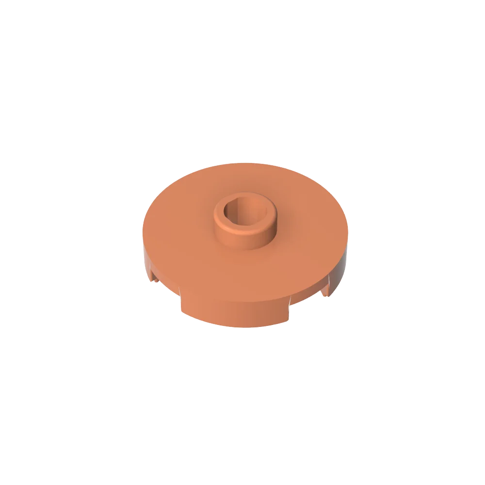 Gobricks GDS-1041 Tile Round 2x2 with Open Stud | Compatible Building Block for DIY Educational Kits