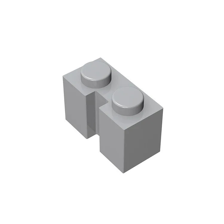 Gobricks GDS-798 Brick 1x2 with Groove | Compatible Building Block for DIY Sets