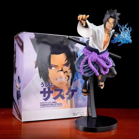 Cursed Sasuke Uchiha Chidori Anime Figure, Bandai Naruto Shippuden Action Figures 20 CM
