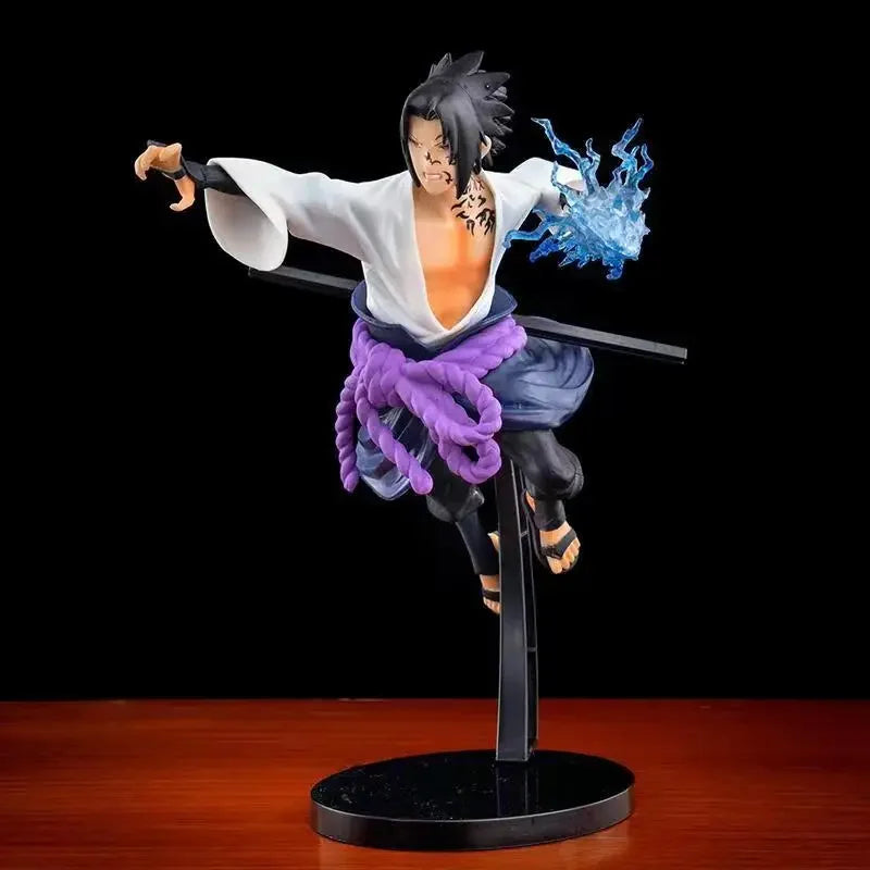 Cursed Sasuke Uchiha Chidori Anime Figure, Bandai Naruto Shippuden Action Figures 20 CM