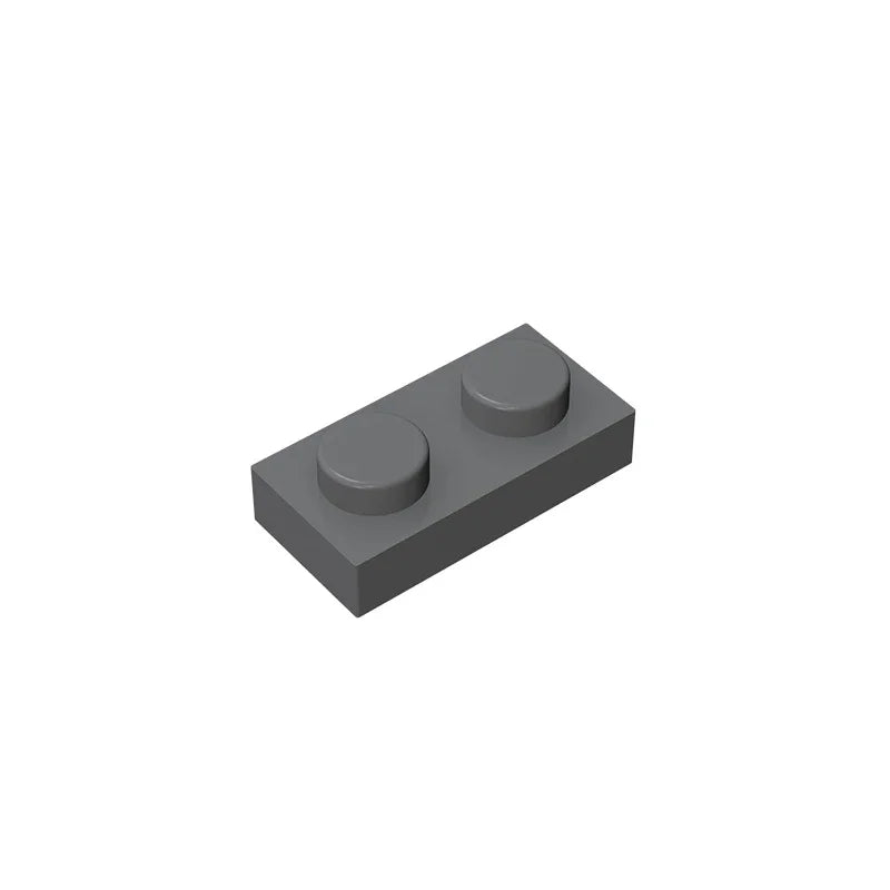 Gobricks GDS-502 Plate 1 x 2 Compatible Building Blocks | 6225 Pieces for DIY Creations