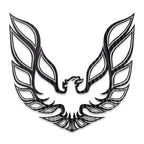 Engine Cover & Door Emblem Decal for Pontiac Firebird / Trans AM | Color Change Vinyl Sticker