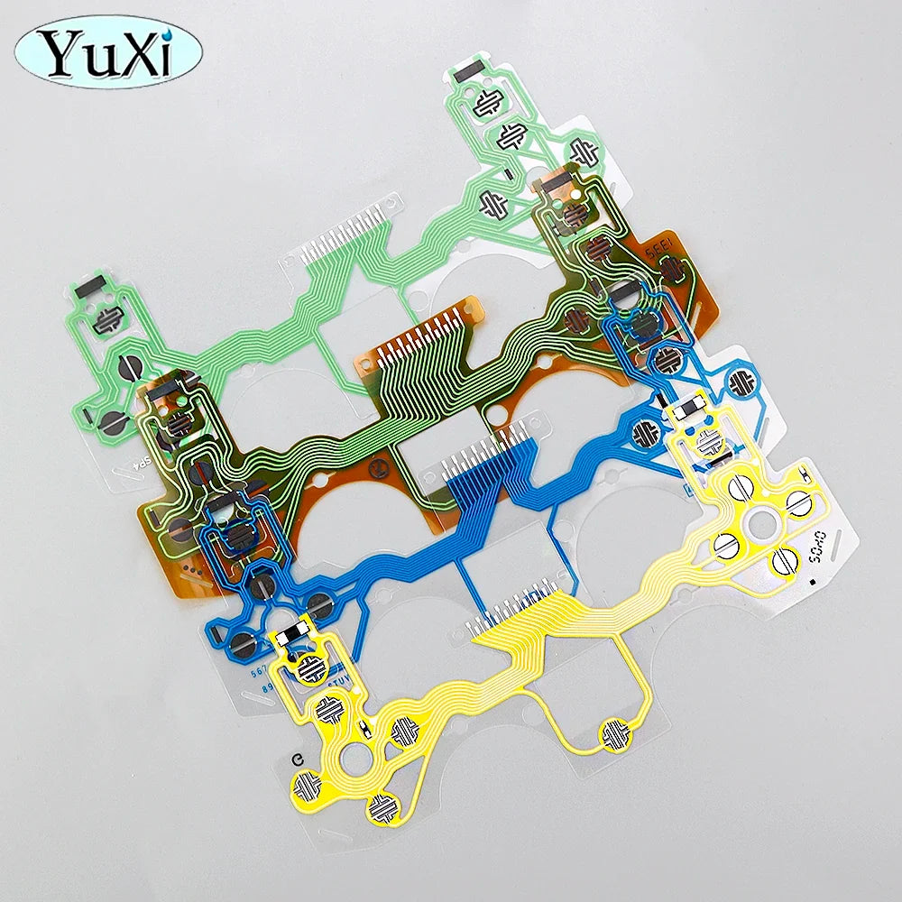 1Pc Button Ribbon Circuit Board for PS3 PS4 Pro PS5 Controller | Conductive Film Keypad Flex Cable Replacement