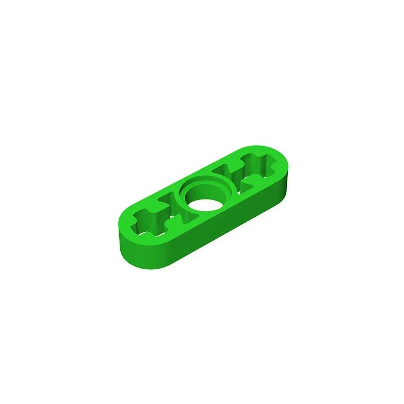 Gobricks GDS-689 Technical Liftarm Thin 1 x 3 | Building Block with Axle Holes Compatible with Lego 6632