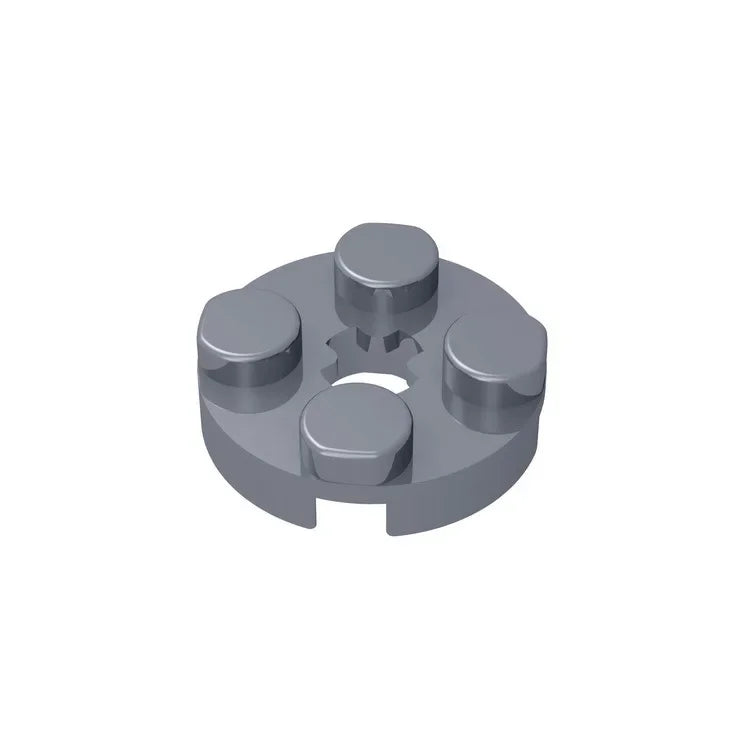 Gobricks GDS-609 PLATE 2X2 ROUND | Compatible Building Blocks for DIY Educational Models