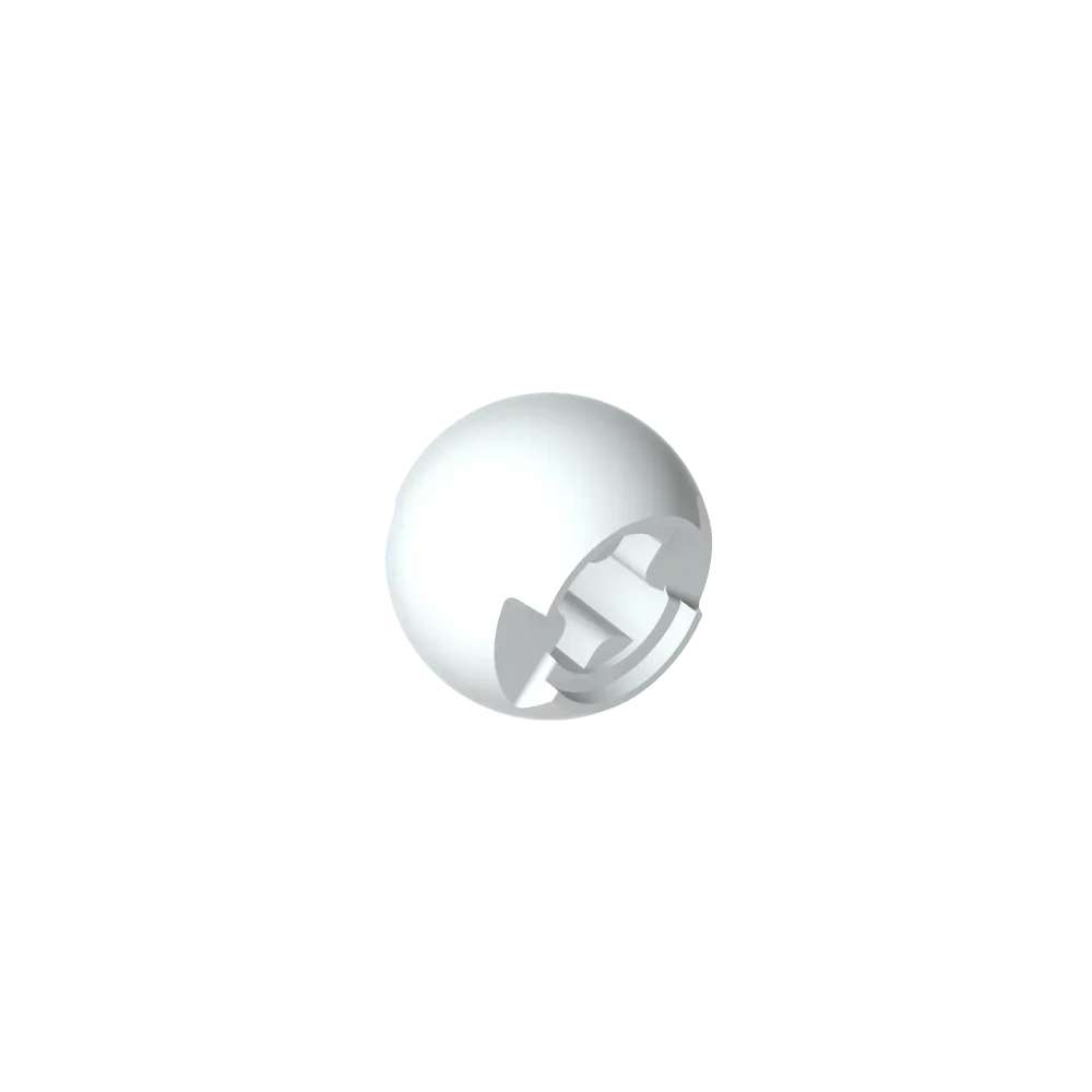 Gobricks GDS-1056 Technical Ball Joint with Through Axle Hole | Compatible Building Block Piece