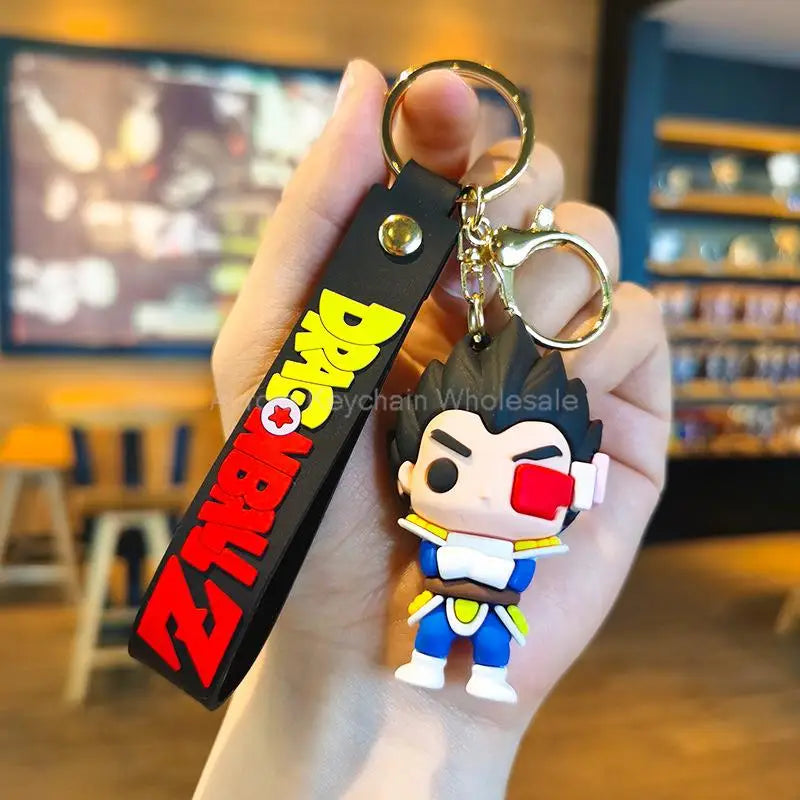Dragon Ball Z Key Chains Anime Series Car Pendant Keyring Kids Accessories Gifts