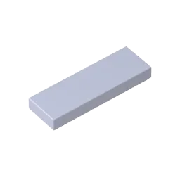 Gobricks GDS-562 Tile 1 x 3 Building Blocks | Compatible with Lego 63864