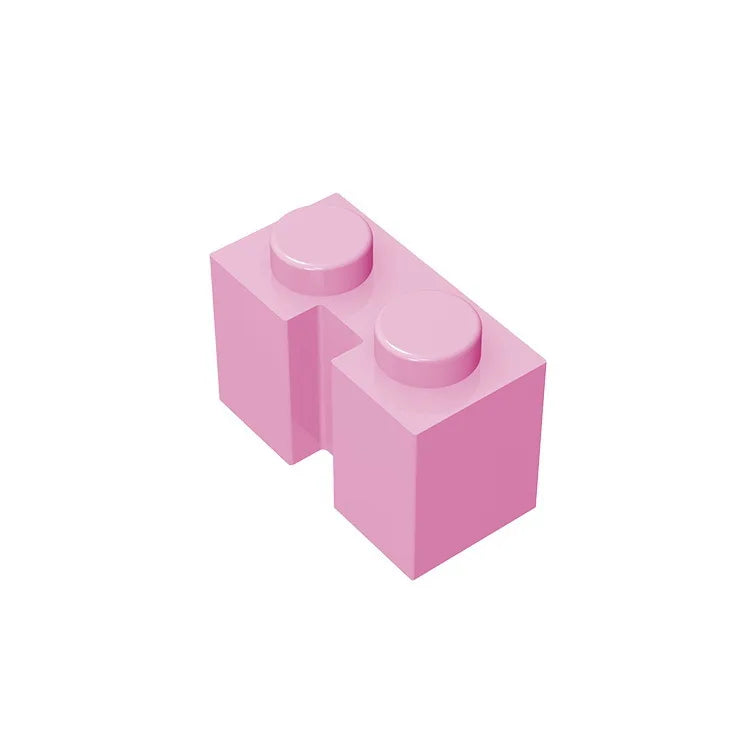 Gobricks GDS-798 Brick 1x2 with Groove | Compatible Building Block for DIY Sets