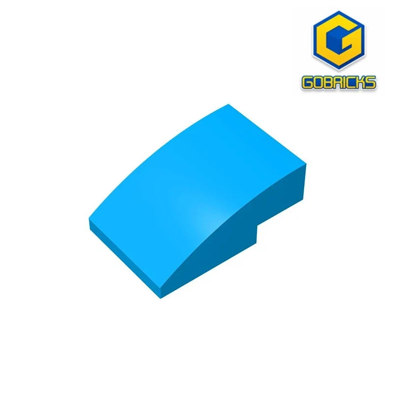 Gobricks GDS-1123 Slope, Curved 3 x 2 Building Block | Compatible with Lego 24309