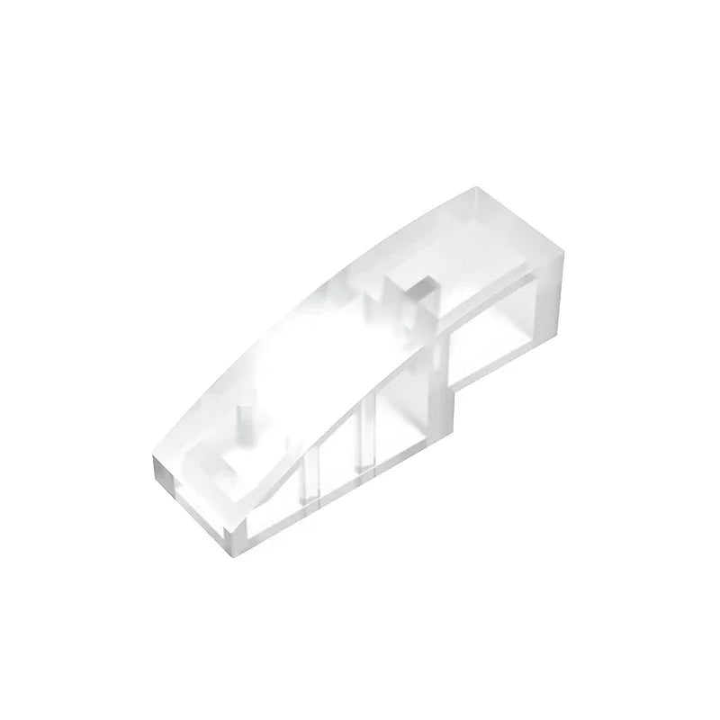 Gobricks GDS-657 Slope, Curved 3 x 1 | Compatible Building Block for Creative Construction