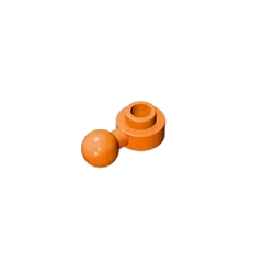 Gobricks GDS-1500 Hinged Plate 1x1 with Ball Head | Compatible Building Brick