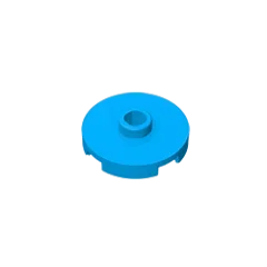 Gobricks GDS-1041 Tile Round 2x2 with Open Stud | Compatible Building Block for DIY Educational Kits