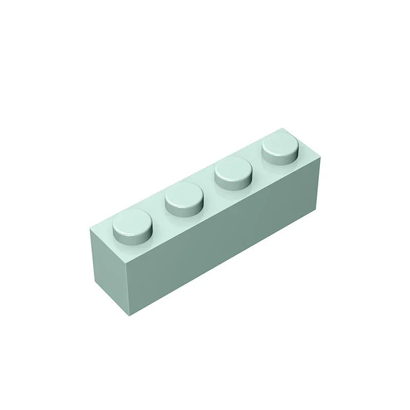 Gobricks GDS-534 Brick 1 x 4 without Bottom Tubes | Compatible Building Block Set