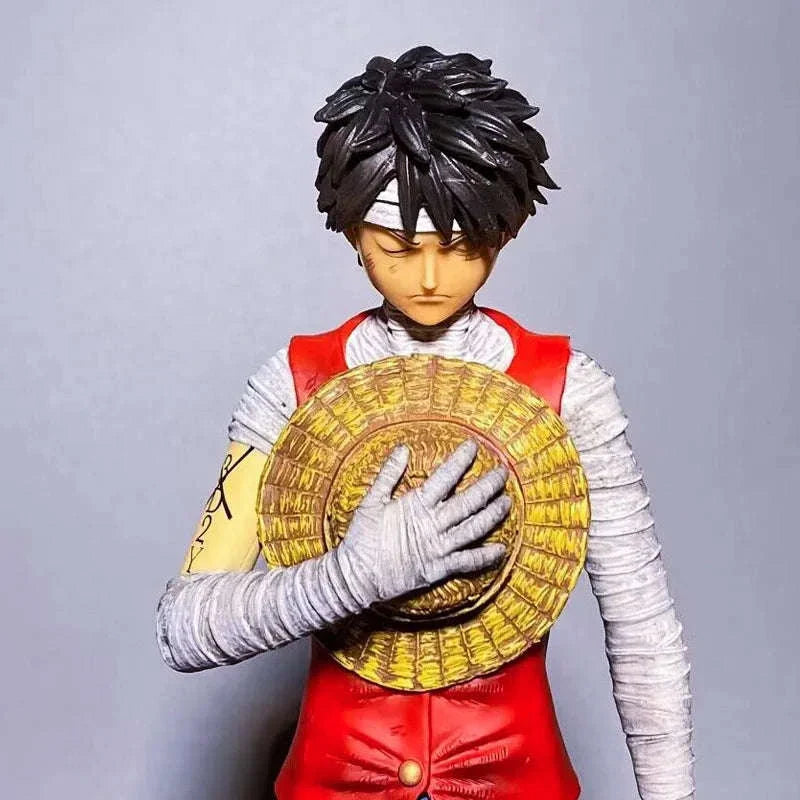 In Silent Tribute Monkey D Luffy Anime Figure, One Piece Anime Figurines 26 CM