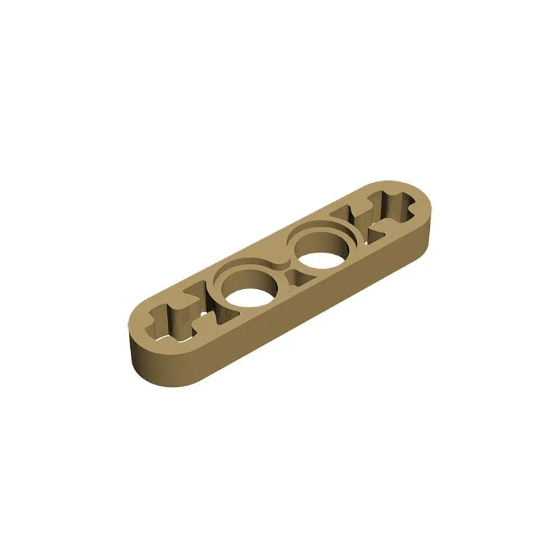 Gobricks GDS-690 Technical Liftarm Thin 1 x 4 with Axle Holes | Compatible Building Block Part 32449
