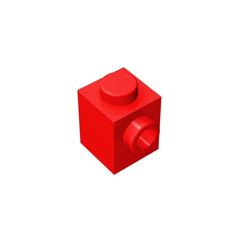 Gobricks GDS-635 BRICK 1X1 W. 1 KNOB | Single Side Bump Building Block Compatible with Lego 87087