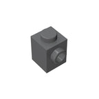 Gobricks GDS-635 BRICK 1X1 W. 1 KNOB | Single Side Bump Building Block Compatible with Lego 87087