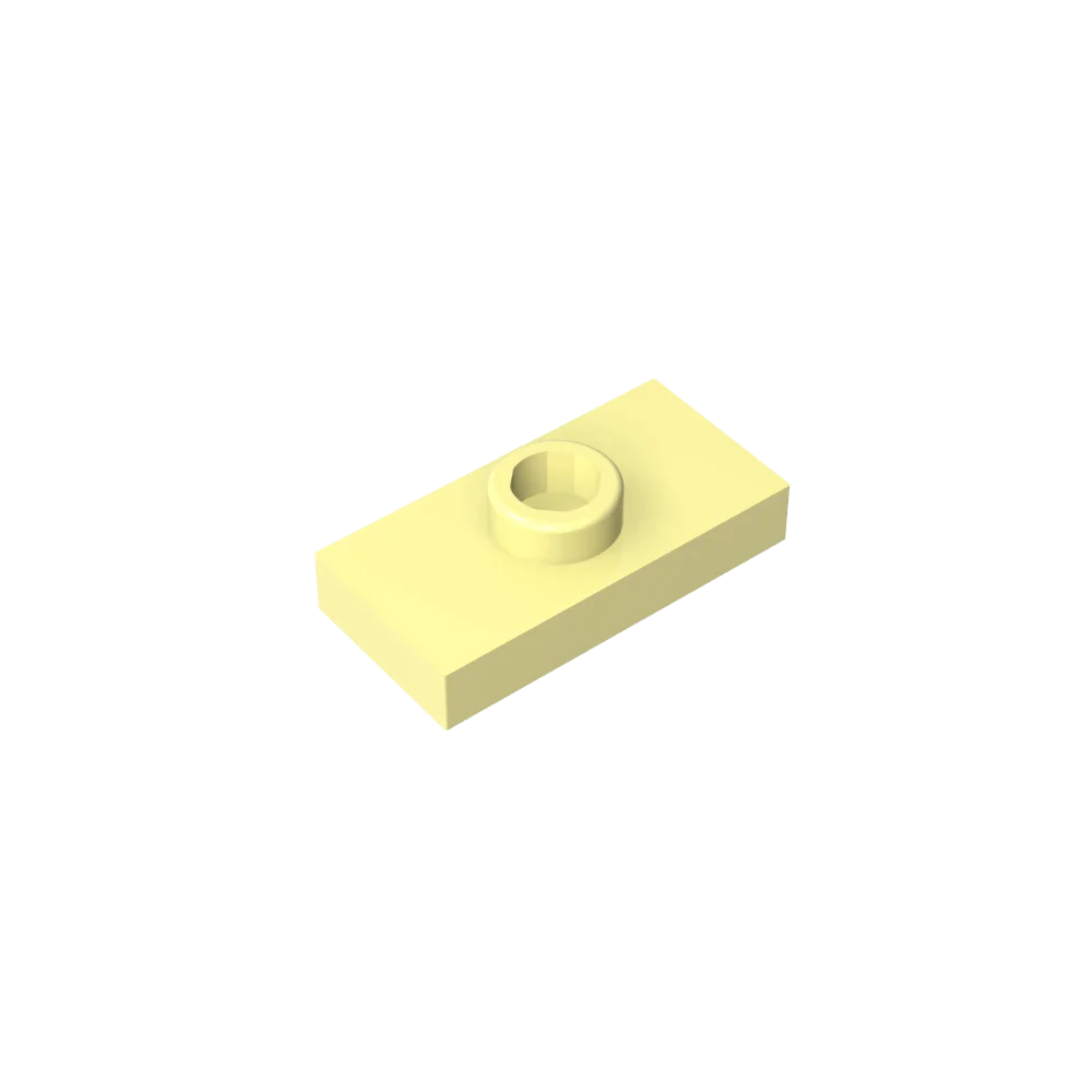 Gobricks PLATE 1X2 W. 1 KNOB | Modified Building Block Compatible with Lego 15573