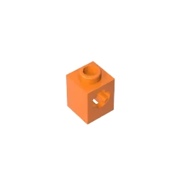 Gobricks GDS-2196 Technical Brick 1 x 1 with Axle Hole | Building Block for Lego